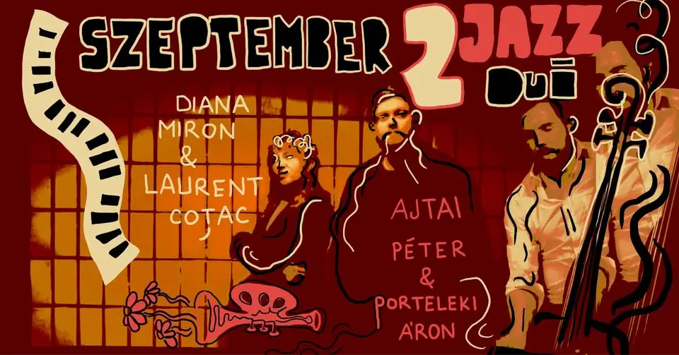 Ajtai Péter és Porteleki Áron // Diana Miron és Laurențiu Coțac (RO) koncert Budapesten (Gólya)